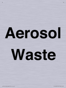Aerosol Waste